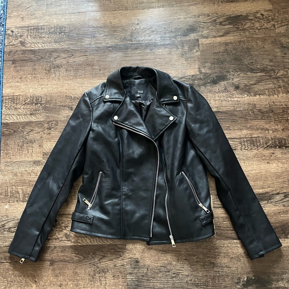 Faux leather jacket